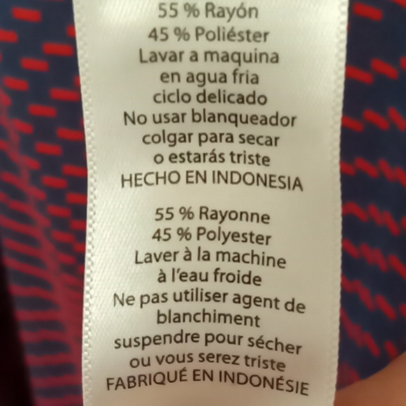 LuLaRoe Hi-Lo Short Sleeve Dress - Picture 4 of 5